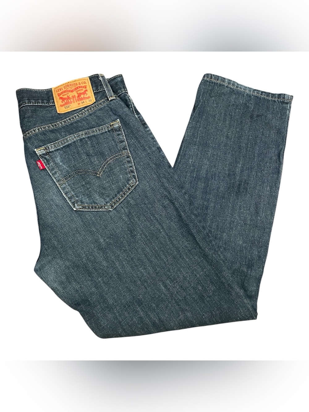 Levi’s 559 Men’s Relaxed Fit Straight Leg Jeans 34X32